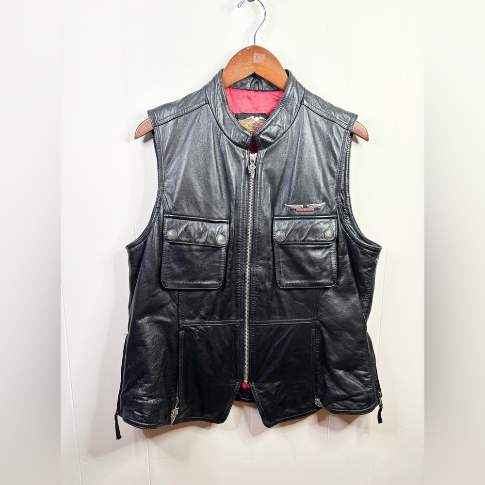 Harley Davidson vintage women’s leather vest